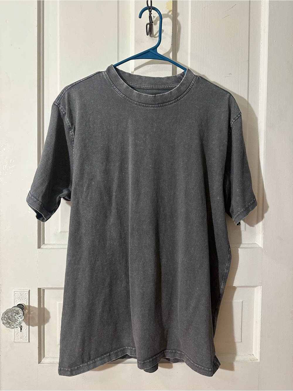 Reserved Washed Charcoal Crewneck T-Shirt